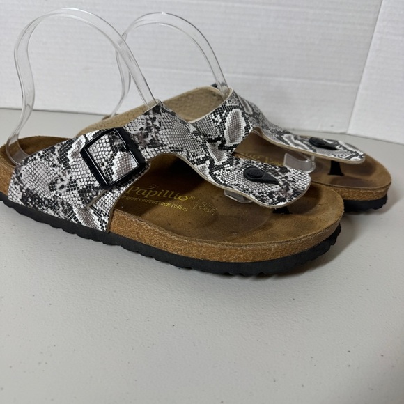 Papillio Birkenstock Snake Print Sandals Comfort Summer Shoes Size 41 - Picture 14 of 16